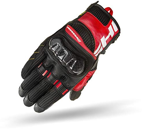 Shima X-Breeze 2 Guantes Moto Hombre - Guantes Ventilados, Touchscreen, Verano Textil con Protector Nudillos de Carbono, Palma Reforzada