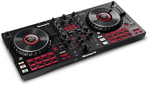 Numark Mixtrack Platinum FX DJ Controller and DMX Interface for Live Music, DJ sets, Events, Music production