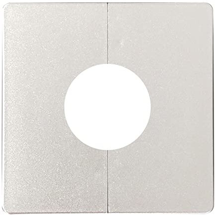 Copertura Murale per Tubi, Flangia Divisa a Parete, Piastra di Rosetta Quadrata in Plastica ABS, Coperture Autoadesive per Piastre, 32 mm