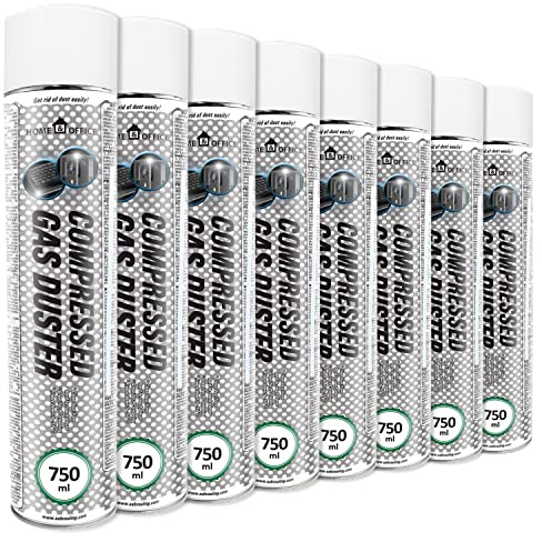 Compressed Gas Duster 8X AABCOOLING Home&Office 750ml K2, Air Cleaner, Compressed Air, Air Spray Can, Electronics, Camera and Photo Cleaners, Air Spray Cleaner, Accessories, Air Compressor