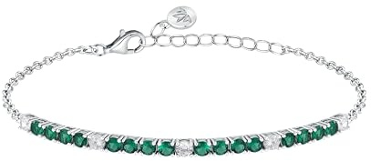 Morellato Bracciale Donna in Argento 925‰, Zirconi, Collezione Tesori, Tennis - SAIW142