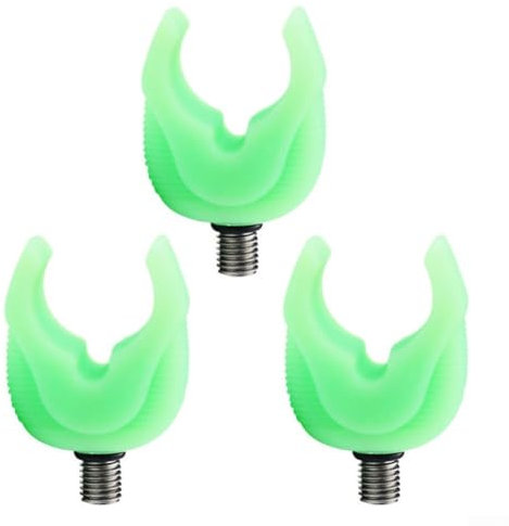 RANRAO 3 x Karpfen-Angelrutenablage, Butt Grips, Angelrutenhalter, Angelausrüstung, Angelrutenablage/Butt Grip geeignet für Rutenhalter, passend für alle Rutenhalter (S)