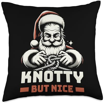 Knotting Knot Looping Twisting Knot Tying Throw Pillow