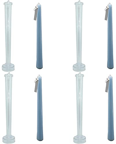 Kerze Formen,Seife Form, 4 x Kerzenformen, Kerzenformen for die Herstellung von Kerzen, klassische hohe konische Form