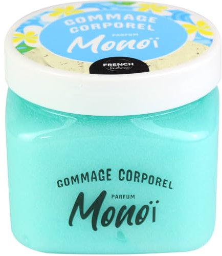 French Tendance - Scrub corpo - Esfoliante e idratante delicato per qualsiasi tipo di pelle - profumo monoi - 470 gr
