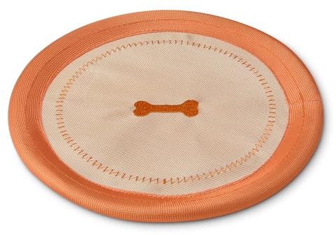 Amazon Basics Hundefrisbee, Leicht, Biegsam, Schwimmt auf Wasser, Frisbee für Hunde, für Sport im Freien, Beweglichkeitstraining, Fangen, 1er-Pack