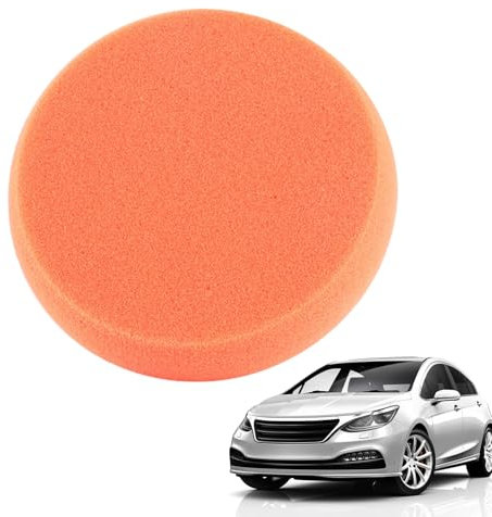 Spugna per cera per auto - Tamponi per lucidatura per dettagli auto, applicatori per manuali di cera per auto | Cuscinetto per applicazioni per cera con manico ergonomico, omonimo