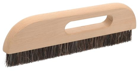 Didiseaon Pinceau à Papier Peint à Encoller Manche En Bois Robuste, Brosse Lissante à Poils Longs Denses, Outil De Lissage Et Nettoyage Pour Pose De Papier Peint, Grand Format, Usage Professionnel
