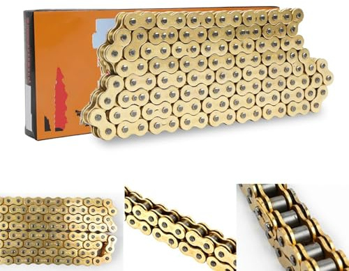 Cadenas de conducción para motocicletas Sello de aceite universal para cadena de motocicleta, junta tórica DID, 520, 525, 530, 428, cadenas de 120 y 136 eslabones, apto para ATV, quad, MX, enduro, mot