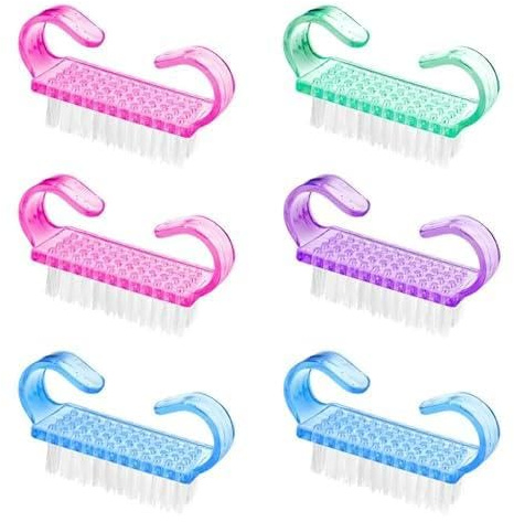 6pcs Nagelbürste Handbürste Cleaner Nägel Handwaschbürste Nagel Cleaner Handbürste Nagelbürste Fingernagelbürste Nagelbürsten Handbürsten Nail Brushes