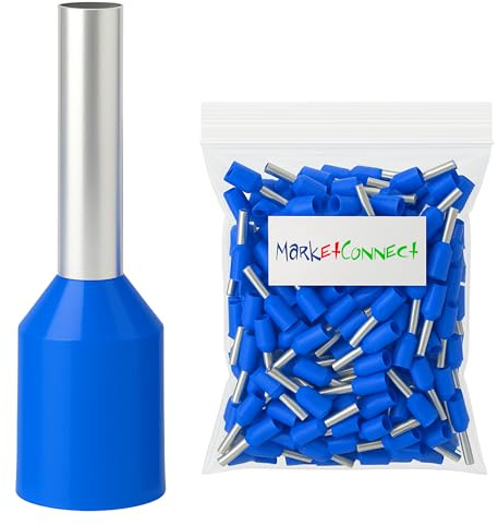 Sez. 2,5 mmq • Lung. 18/14 mm • 500 pz • Blu Weidmüller (WD/W) • Unipolare Capicorda