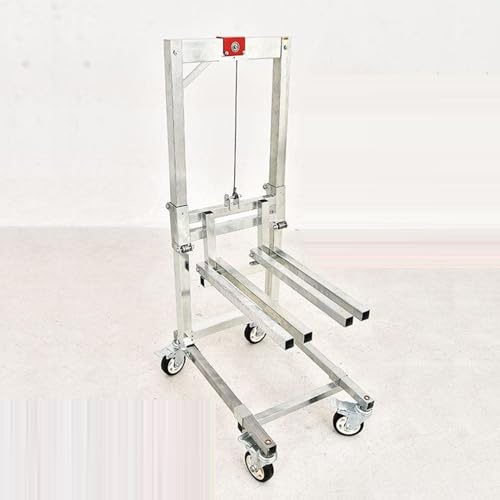 HMLSYZX Gerbeur Manuel de Palettes, Gerbeur Manuel Pliable, Transpalette Empileur Palettes avec Fourches Réglables pour Entrepôts, Usines, Supermarchés