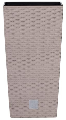 Prosper Plast Drts300–7529u 28.7 x 28.7 x 55 cm Rato carré Pot de Fleurs – Mocca (12 pièces)