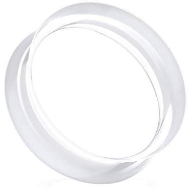 beyoutifulthings Ohr-Tunnel Ultrasoft Skin Silikon Ohr-Piercing Ohr-Schmuck Plug Double Flare Sattel-Verschluss viele Farben 4-25mm