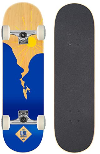 RollerCoaster Skateboards Drop-Through The ONE Edition: Feathers, Palms, Icecream, Surfer (Surfer)