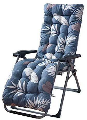 KAYBTNT Gartenliege Auflage - Extra Dicke Liegenauflage - Bequeme Sonnenliege Auflage - Deckchair Auflagen - Anti-Rutsch Liegestuhl Auflage für Outdoor Terrasse (170 x 53 x 8 cm),Leaf