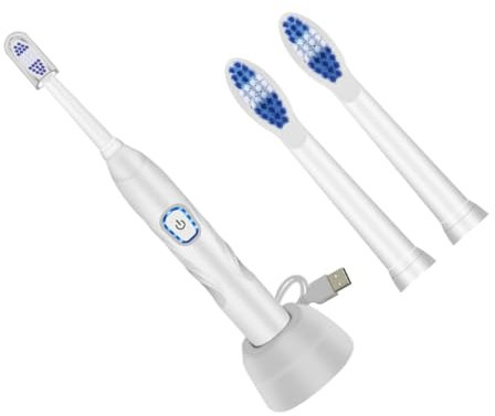 Gatuida 1satz Elektrische Zahnbürste Für Junge Mädchen Usb Aufladung Vibrationsmodi Sanfte Reinigung Für Zähne Und Zahnfleisch Minuten Timer Geeignet Für Jungen Und Mädchen Weiß