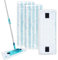 KEEPOW 3 Wischbezug Für Leifheit Clean Twist M Ergo Micro Duo/ Power CLEAN M, für alle glatten Böden, Bodenwischer Ersatzbezug mit 2-Faser-System, Für Leifheit Bodenwischer Ersatzbezug