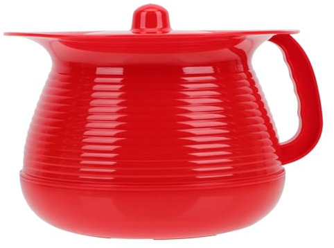 CHFYIJYHM Emaille-Bettpfanne, Spucknapf, Urinalpfanne, Pinkeltöpfe, Toilettenstuhl, Spucknapf mit Deckel, Urinaufbewahrungstopf, Reise-Urintopf, Camping-Spülstation for Herren, tragbarer Urineimer, Kl