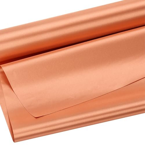 RF-Abschirmgewebe RFID-Strahlungsabschirmung RF-Signalblockierendes Material Blocks Signale WiFi, Handy, Bluetooth,RFID, EMF, RF für Radiowellen Mikrowelle/Strahlung Computer,gold-9m