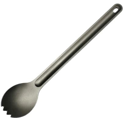 HUANGANG Long Handle Spork and Spoon, Forkspoon Spork Portabale Flatwares Outdoor Camping Long Spork, Reusable