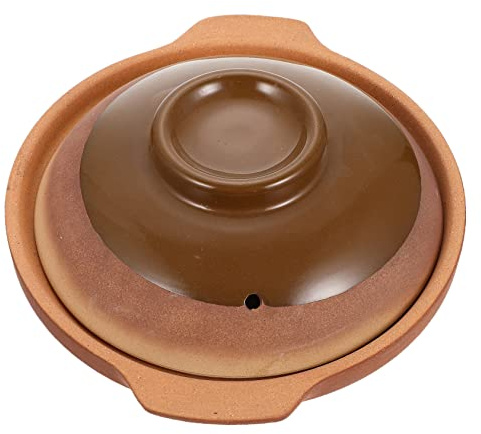 OFFSCH Casseruola Multifunzionale Per Stufati e Risotti Design Retro Resistente Al Calore Facile Da Per Cucine e Ristoranti