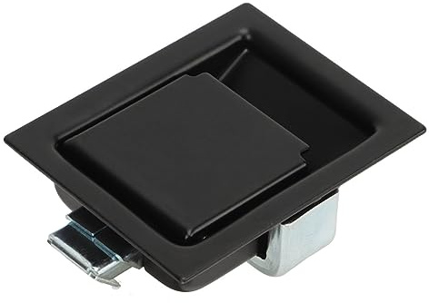 Trailer Paddle Lock, 8.4x6.8cm/3.3x2.7in RV Truck Tool Box Latch Paddle Handle Locking Latch Paddle Lock Replacement Handle for Door Thickness 0.1-0.5in,for Caravan Truck Camp Motorhome