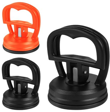 Flintronic Ventose per Vetro, 3 Pezzi Carrozzeria Ventosa, Estrattore Ammaccature Auto, Attrezzi di Riparazione per Ammaccature, per Riparazione Auto, Vetri, Schermi, Piastrelle