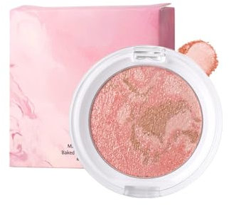 Baked Glitter Rouge-Puder | Premium Blush-Puder mit natürlicher Glitzer-Textur | Vegan & Grausamkeitsfrei | Langanhaltende Farbe für Bühne und Alltag | Perfekt für Various Hauttypen und Performer