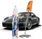 AstraVox Reparador Arañazos Coche, 20ml Quita Arañazos Coche, 2-In-1 Diseño, Eficaz Para Reparar Arañazos, Apto Para Coches, Bicicletas y Motocicletas, Fácil De Usar (Gris)
