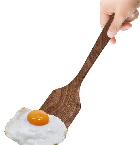 Spatules en bois pour la cuisson | Spatule de gratte- de tournerie - Bois non nucléaires Prapeuses plates pour poêle, ustensiles de cuisson pour ustensiles de cuisson non bâton
