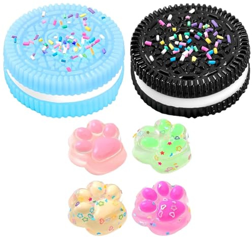 ClcIosis 6 Stück Squishy Pfote Set, Anti Stress Spielzeug Ultraweiche Dekompression Kompakt und Leicht, Leicht Zu Tragen, Kann Als Geschenk An Freunde und Familie für Personen ab 15 Jahren geeignet