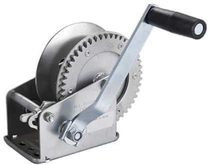 Manuelle Handkurbelwinde Hochwerti 1600LBS Handhand-Handwinde, Ankerwinde, Ankerwinde, Bootsanhänrwinde mit Gurtband, Ankerwinde(B)