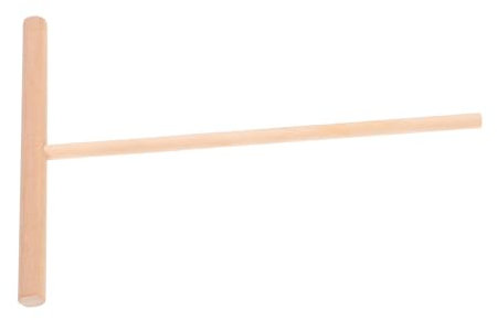 Utensile per Crêpes in Legno, Distributore Uniforme Impasto Beige