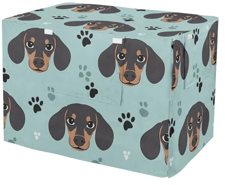 KLL Hundar Hund Låda Skydd Husdjur Trådbur Skydd Hund Låda Gardiner 102 cm
