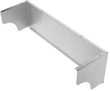POPETPOP Couvercle Anti-pluie pour Boîte aux Lettres Extérieure en Acier Inoxydable 405 Mm, Plaque de Protection Résistante aux Intempéries Évacuation D'eau, Barrière Étanche pour Jardin