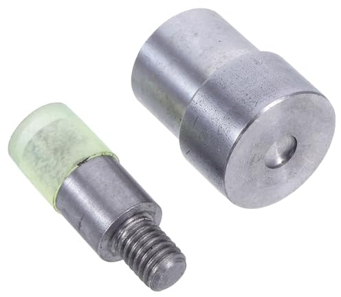 Lurrose Set 2 Stampi Rivetti a Doppia Testa 6mm Pressa Manuale per Cucito e Artigianato, Strumento di Impostazione per Borse, Scarpe e Abbigliamento Allineamento Preciso e Montaggio