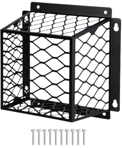 Grille d'aération d'extérieur – Acier galvanisé durable | Capuchon de protection résistant aux intempéries pour grille d'aération, empêche la nidification des oiseaux et les blocages | Pour une