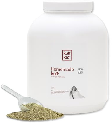 Homemadekun - Suplemento Natural en Polvo para Dieta Barf para Perros 4kg | Soporte Completo para Dietas BARF o Casera de Fácil Aplicación - Ideal para Todas las Edades