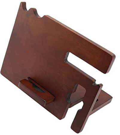 HUSHUI Docking Station in Legno Organizzatore Multifunzionale Moderno per Soggiorno Supporto per Docking Station per Telefono in Legno di Alta qualità