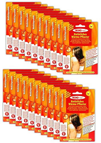 20 Stück Natürliche Wärmepflaster Rückenpflaster Schmerzpflaster Rücken Nacken
