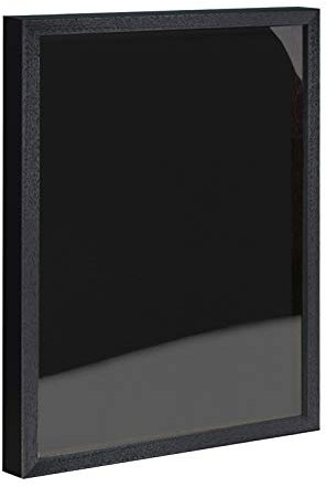 Objektrahmen 1,5 cm tiefer Bilderrahmen aus Massivholz VARIO36 inkl. Gratis Zugabe 70x90 cm Schwarz matt (lackiert)