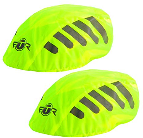 BTR fahrradhelm regenüberzug. Helm Cover x 2. Wasserdichter regenhaube fahrradhelm. Regenschutz für fahrradhelm. Gelb