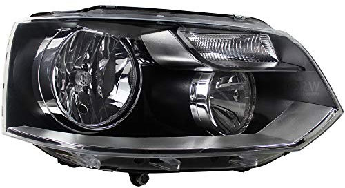 Scheinwerfer rechts für T5 Multivan Bj. 09-15 Facelift schwarz H7+H15+Motor
