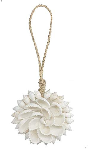 VIE Naturals Design 05 Handgemachte Muschel Hängende Verzierung, 12 cm Länge