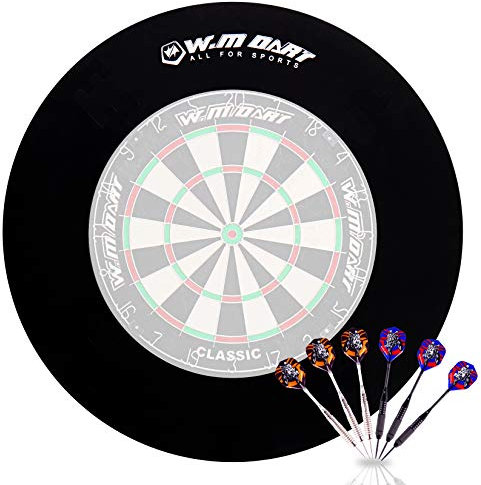 WIN.MAX Dart Catchring Surround Auffangring Dart Backboard Auffangring Rund Dart Surround Eva Dartscheibe 455mm