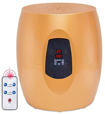 Instrument de Fumigation Portable sans fumée 220V Siège Vapeur Infrarouge lointain Évaporateur Base de Plantes Spa Vaginal Instrument de Fumigation Assis en Bonne santé pour Femmes,Gold