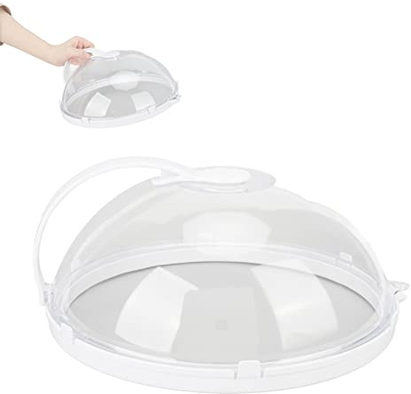 Natudeco Couvercle Anti-éclaboussures pour Micro-Ondes Couvercle Chauffant pour Four à Micro-Ondes Couvercle de Plaque Alimentaire Portable résistant à l'huile pour Fournitures de Cuisine à Domicile