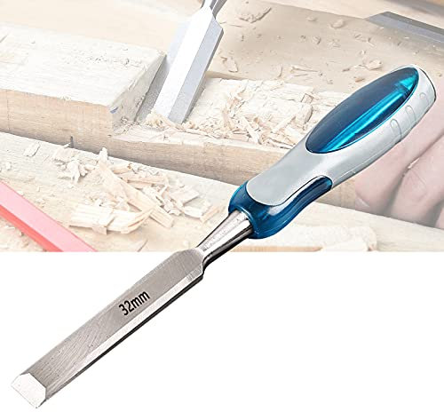 Samnuerly Ciseau à Bois, ciseau à Bois Professionnel, ciseau à Bois, ciseau en Acier au Chrome Vanadium Robuste, menuiserie s avec pour Le Travail du Bois, la Sculpture (6 mm) (20 mm) (6 mm)