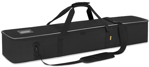 ITHWIU Multifunctional Tripod Bag 40 X 7 X 7 Inches / 101.5 X 18 X 18 cm Heavy Duty Tripod Carrying Case with Handle for Lights, Speakers, Cameras, Booms, Microphone Stands, Black